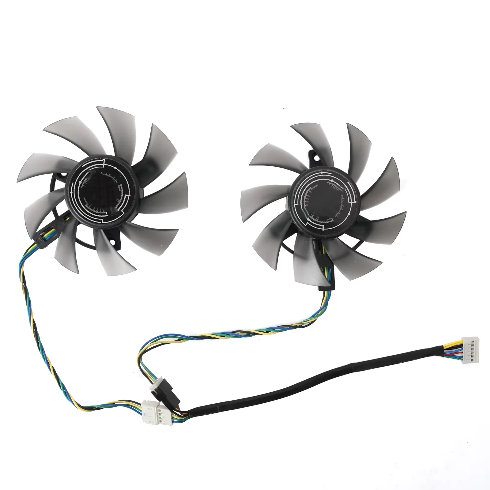 GTX1650 GTX1660 Ti Cooling Fan GPU Fan For ASUS Dual GTX 1650 1660Ti Graphics Card Fan with case 75mm FD8015U12S
