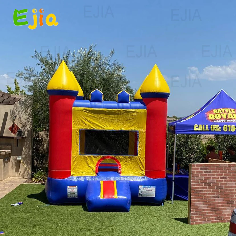 10ft /3M Commercial Grade Small Bounce House – Backyard Outdoor Inflatable Jumping Castle for Kids Outdoor Parties Entertainment