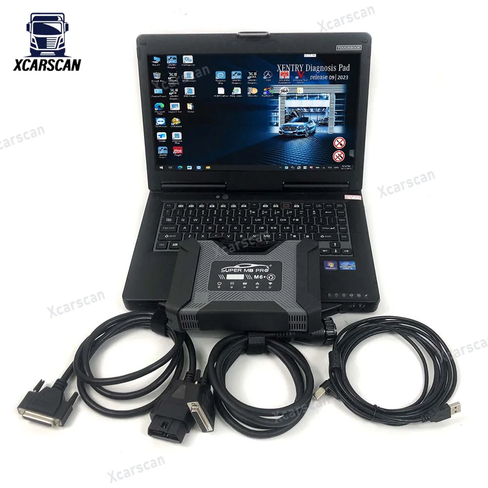 CFC2 Laptop Main Test Super MB PRO M6+ WiFi DOIP Connect MB Star M6 XENTRY New upgrade Cars and Trucks diagnosis tool