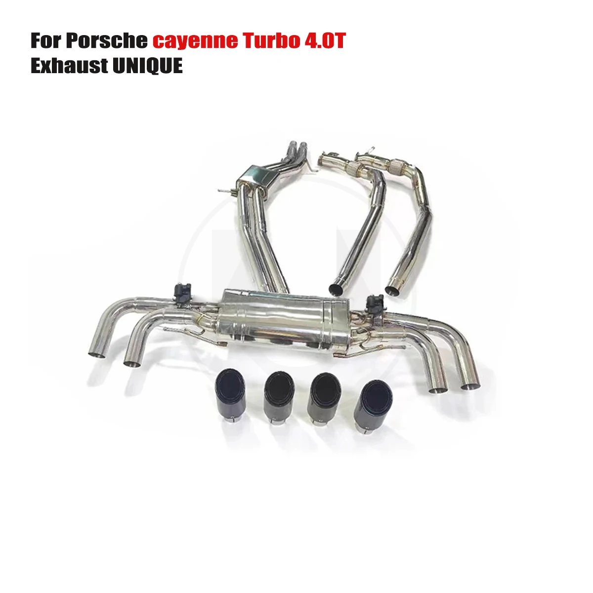 

UNIQUE For 2019-2023 Porsche cayenne Turbo 4.0T performance valve exhaust system ss304 exhaust muffler