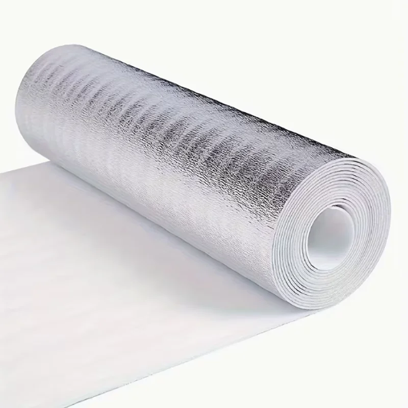 1 ROLL Aluminum Foil Insulation Roll 40cmx3m Heat Reflective Thermal Barrier Film for Attic Garage RV Windows