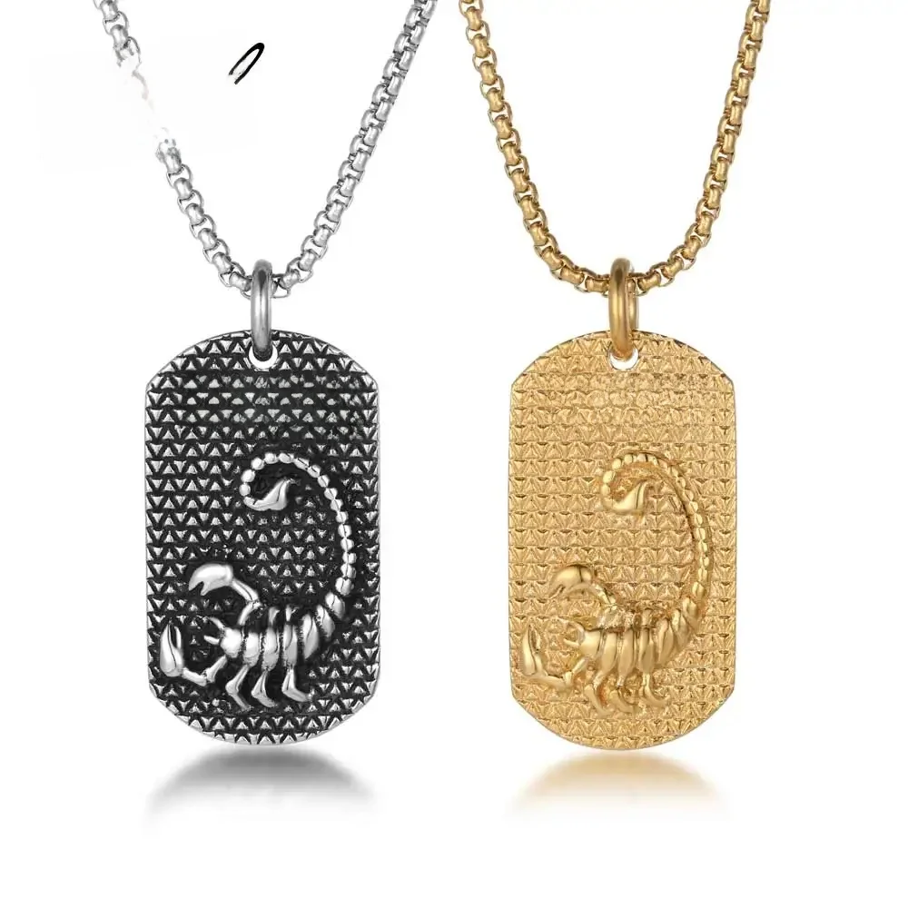 12 style konstelacja zodiak astrologia mężczyźni naszyjnik wisiorki biżuteria ze stali nierdzewnej Taurus baran Virgo Libra Scorpio — zdjęcie 2