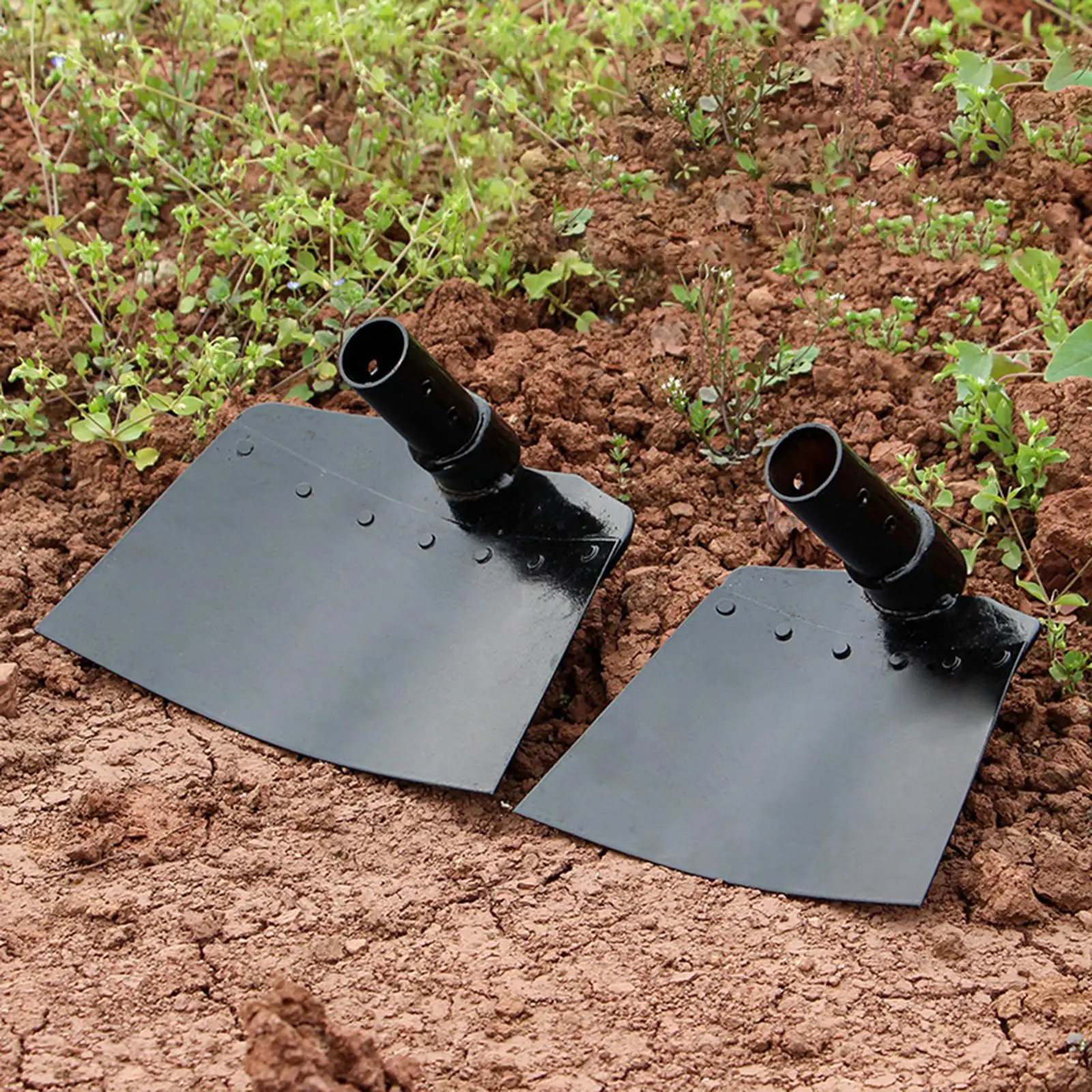 Weeding Hoe Telescopic Versatile Stainless Steel Pole Adjustable Garden Hoe for Weeding Loosening Soil Planting Cultivating Yard