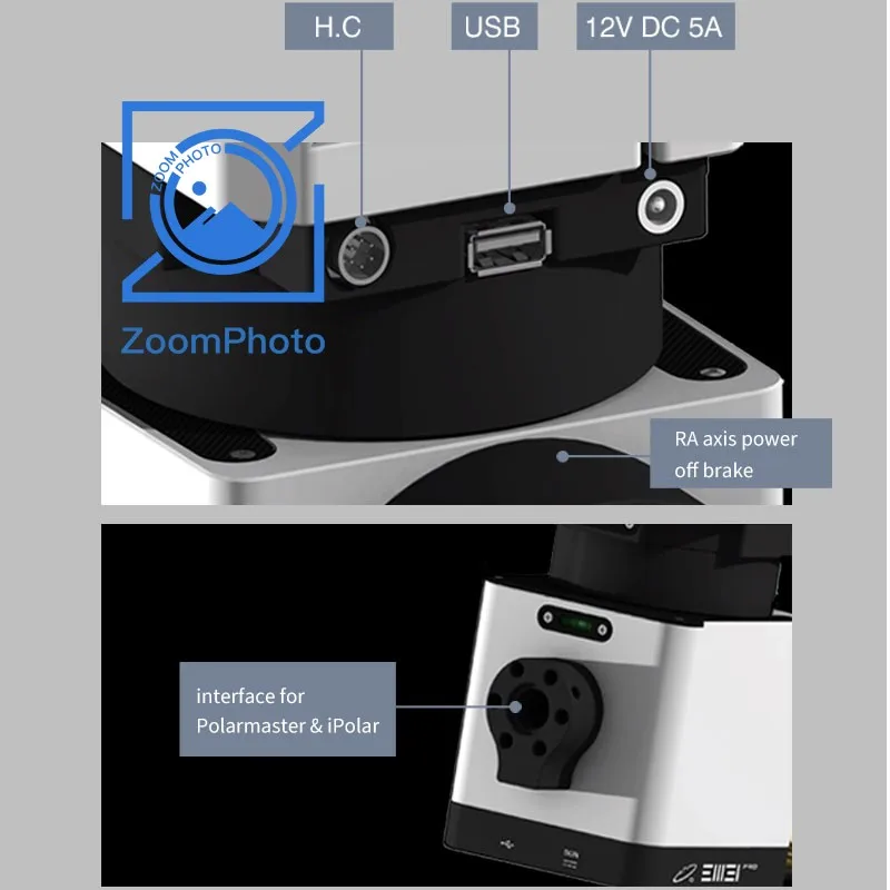 EM31 Pro cuerpo de montaje ecuatorial armónico con controlador de mano adecuado para fotografía de espacio profundo