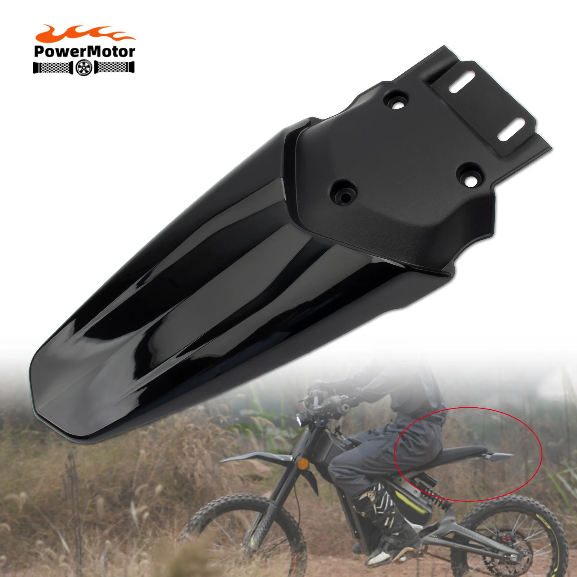 Motorcycle Rear Fender Mudguard For Talaria Sting X3 MX3 MX4 Dirt Pit Bike Electric Dirt Bike Accessories Cover Shield Plastic