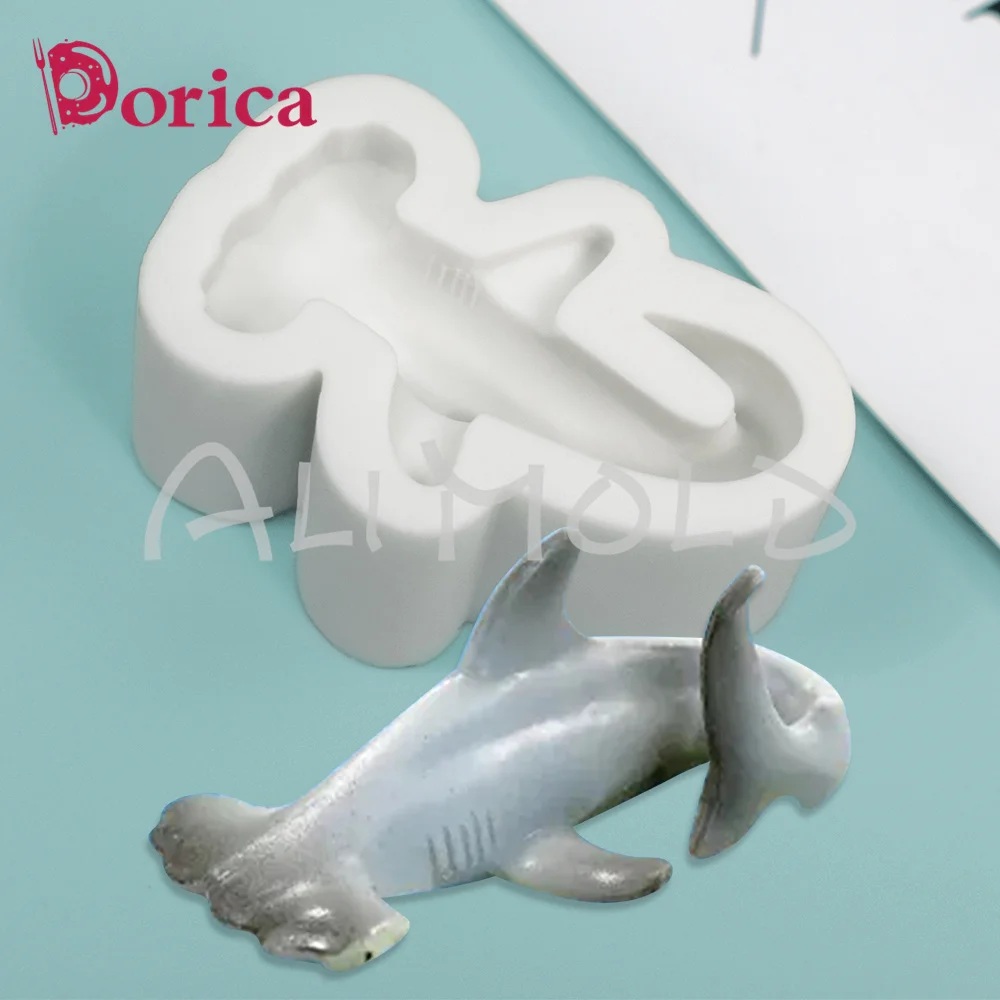 3D Shark Silicone Mold Chocolate Candy Fondant Mould DIY Clay Resin Making Model Cake Decorating Tools Kitchen Pastry Bakeware