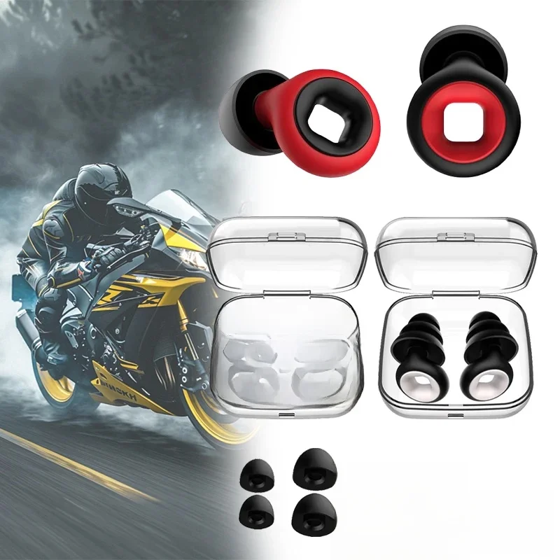 1-16Pairs Slaap Geluiddichte Oordopjes Motorfiets Ruisonderdrukking Oordopjes Anti-geluid Mute Oordopjes Motorfiets Apparatuur - afbeelding 2