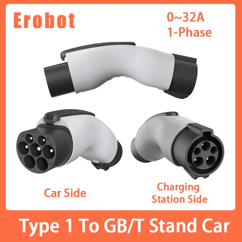 Tipo 1 para GBT Plug Adapter, CCS1 para GBT Tesla Y Acessórios, CCS1 Combo, aparelhos elétricos, carregador de carro, carro elétrico
