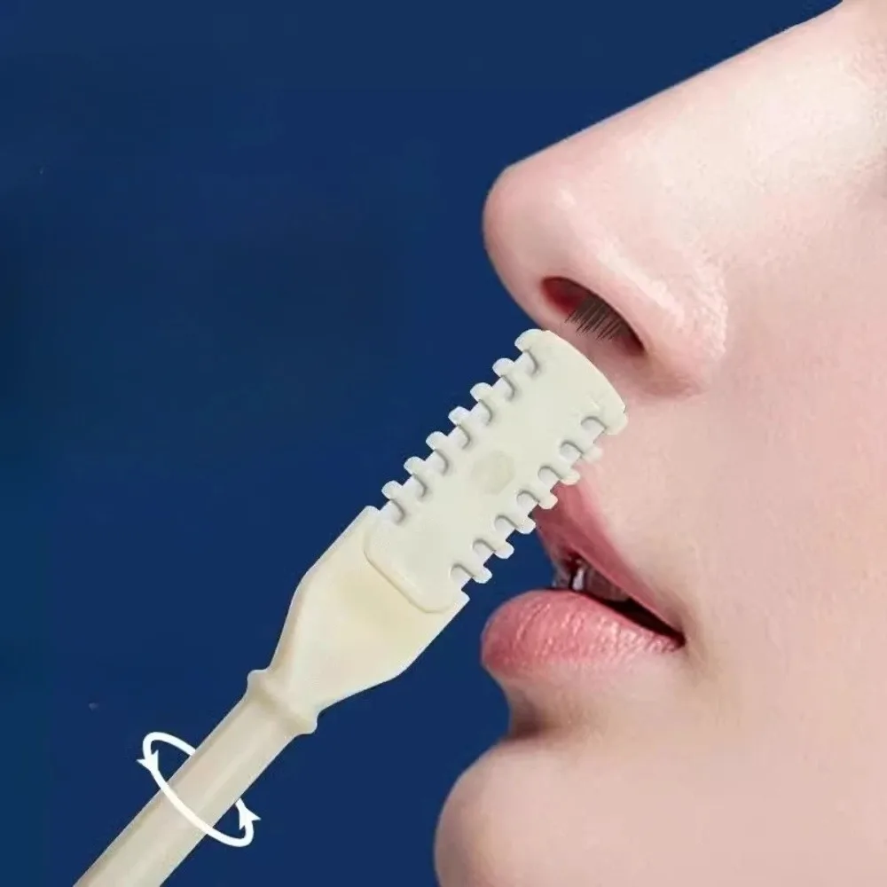 

Триммеры для волос в носу, вращающиеся на 360 градусов, с двойной головкой, моющиеся, безопасные, портативные, аксессуары для удаления волос, 3 шт.