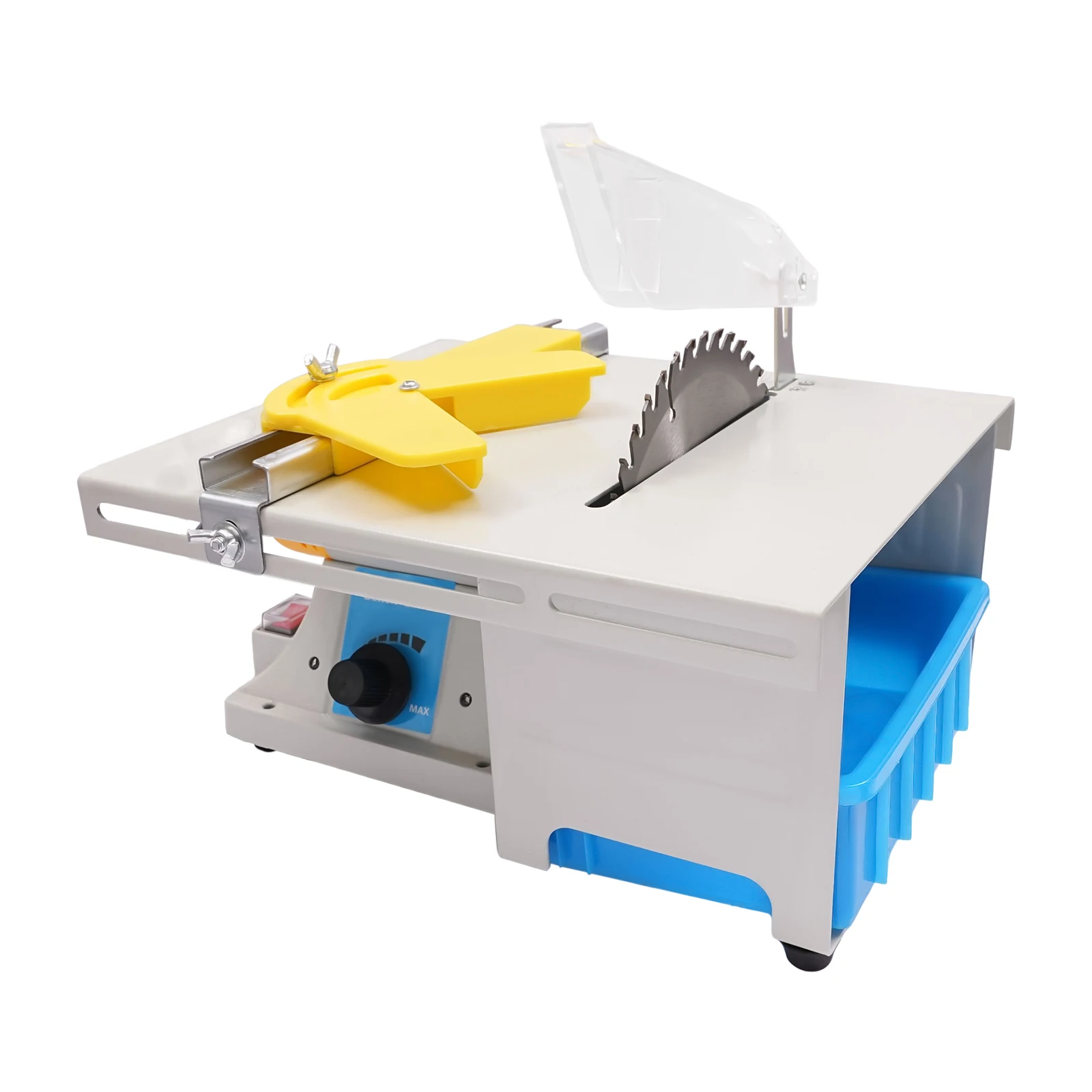 Multifunction Mini Table Saw Woodworking Lathe Electric Polisher Grinder Cutter Large Workbench for Cutting, Grinding, Polishing