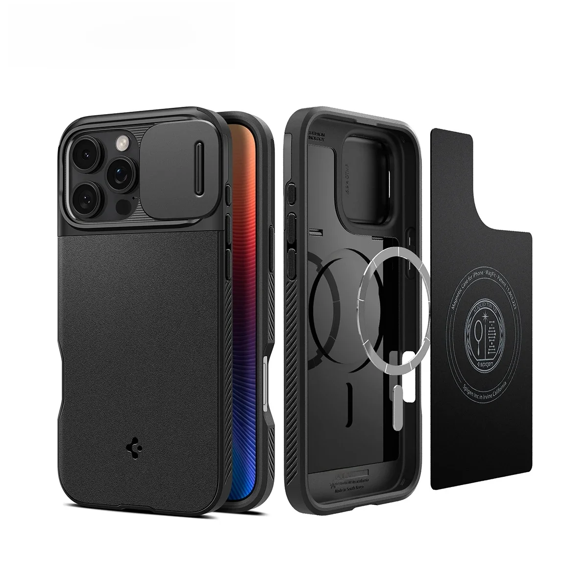 Etui Spigen Optik Armor MagFit iPhone 16 Pro Max / 16 Pro (2024) Magsafe Case — zdjęcie 2