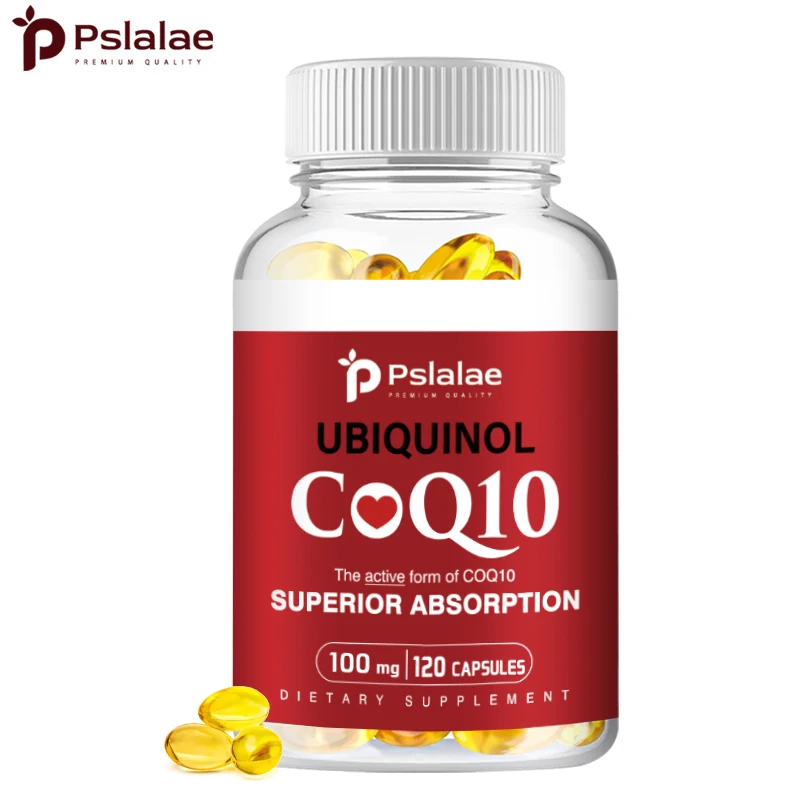 CoQ10 100mg - Fat-soluble, Natural Supplement That Supports Blood Circulation - 120 Capsules