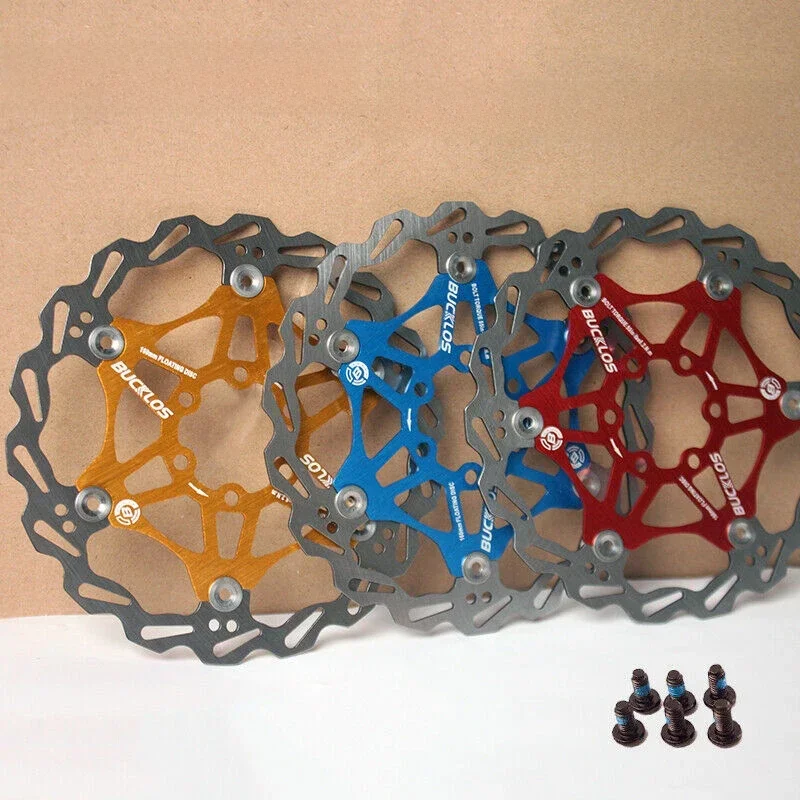 AliExpress BUCKLOS Bicycle Disc Brake Rotor MTB Brake Rotors Heat Dissipation Floating Rotor Hydraulic Brake Rotors 160/180/203mm Bike Part