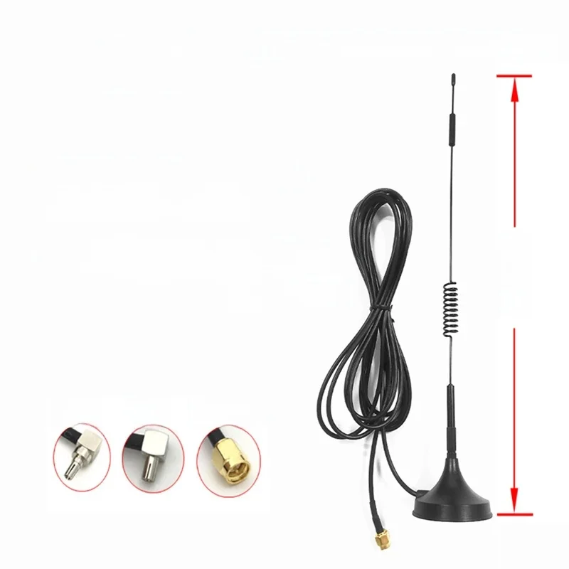 700-2700MHz 12dBi 2G 3G 4G LTE Antena magnetyczna o wysokim wzmocnieniu TS9 /CRC9 /SMA-J Złącze męskie Zewnętrzna antena routera GSM/GPRS 3M/5M — zdjęcie 2