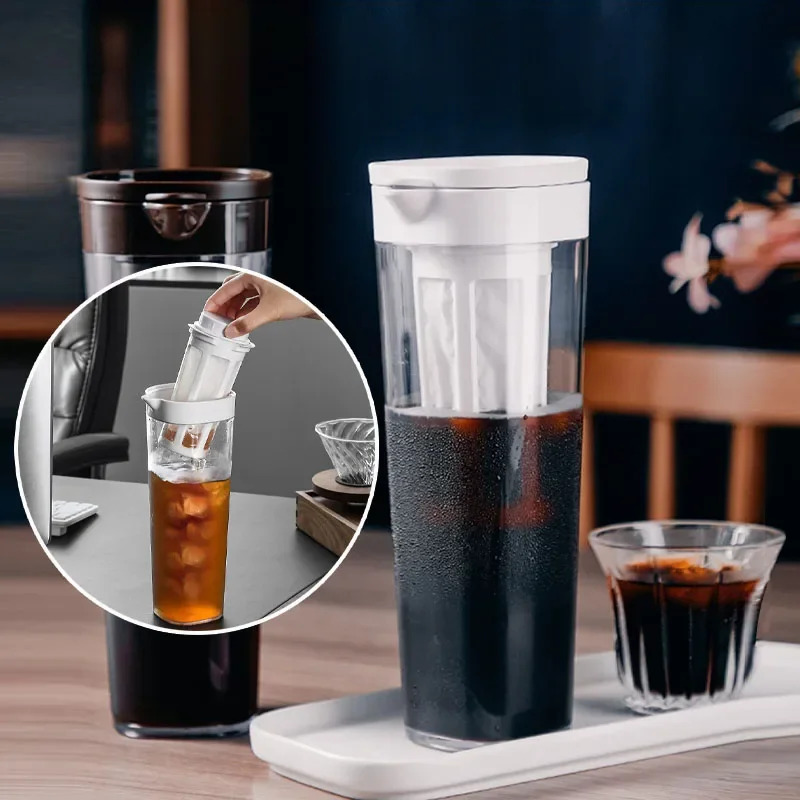 1,1 l kalte Brüh maschine Kaffeekanne Saft kessel Sommer Wasserkrug machen Eis kaffee Limonade
