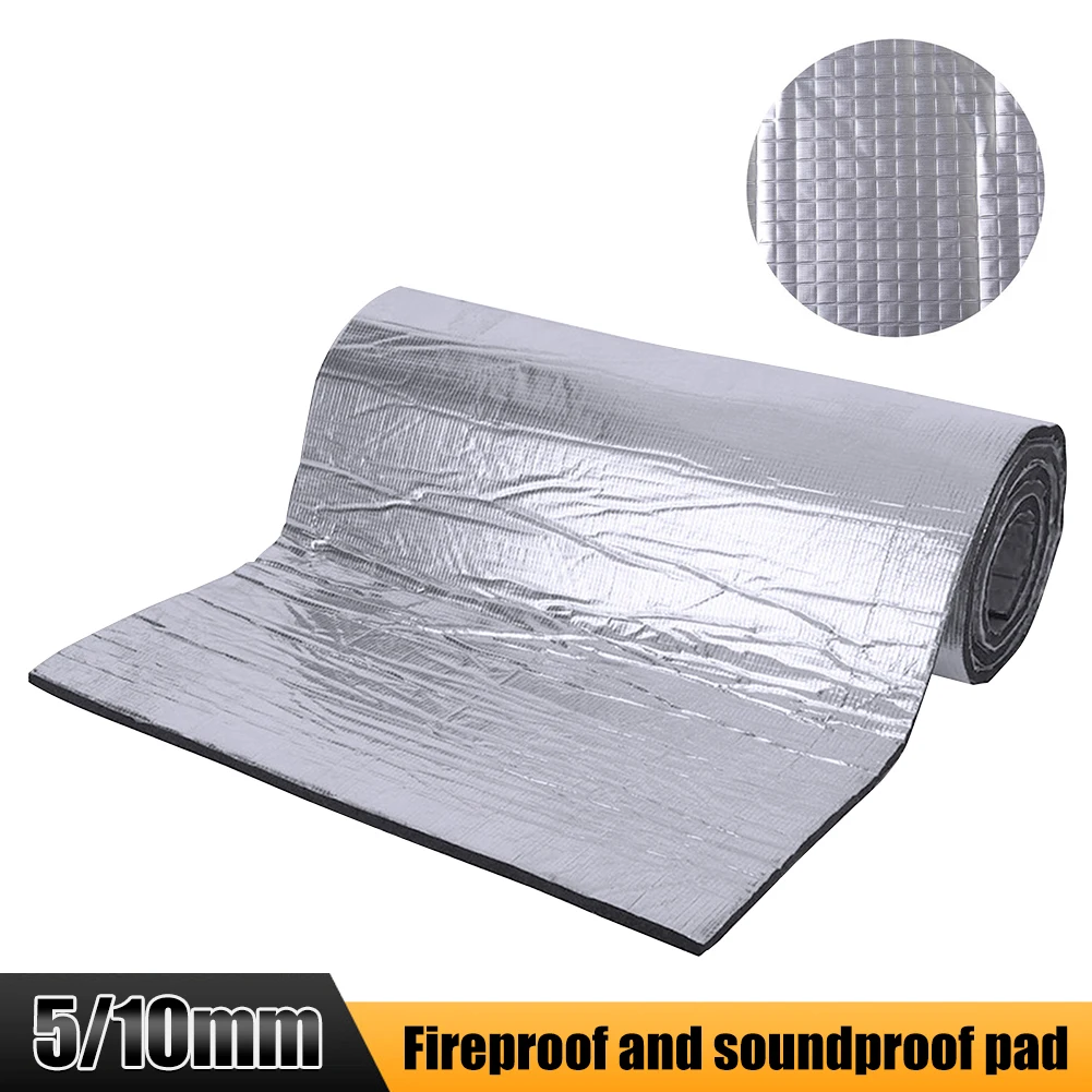 10mm Car shave deadenter Mat Sound Prom Thermal Insulation Adhesive Deadening Noise Insulation Mat for Engine Hood Door Wall