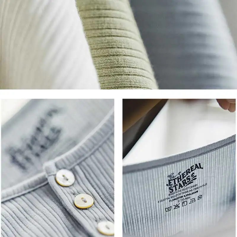 Thumbnail 3 - #5 Womens Basic Cotton T-Shirts Sale