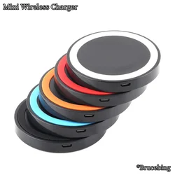 Universal Mini Pocket Wireless Charging Pad for iPhone 5s 6s 7 8 11 12 13 Oi Wireless Charger for Xiaomi Samsung Huawei