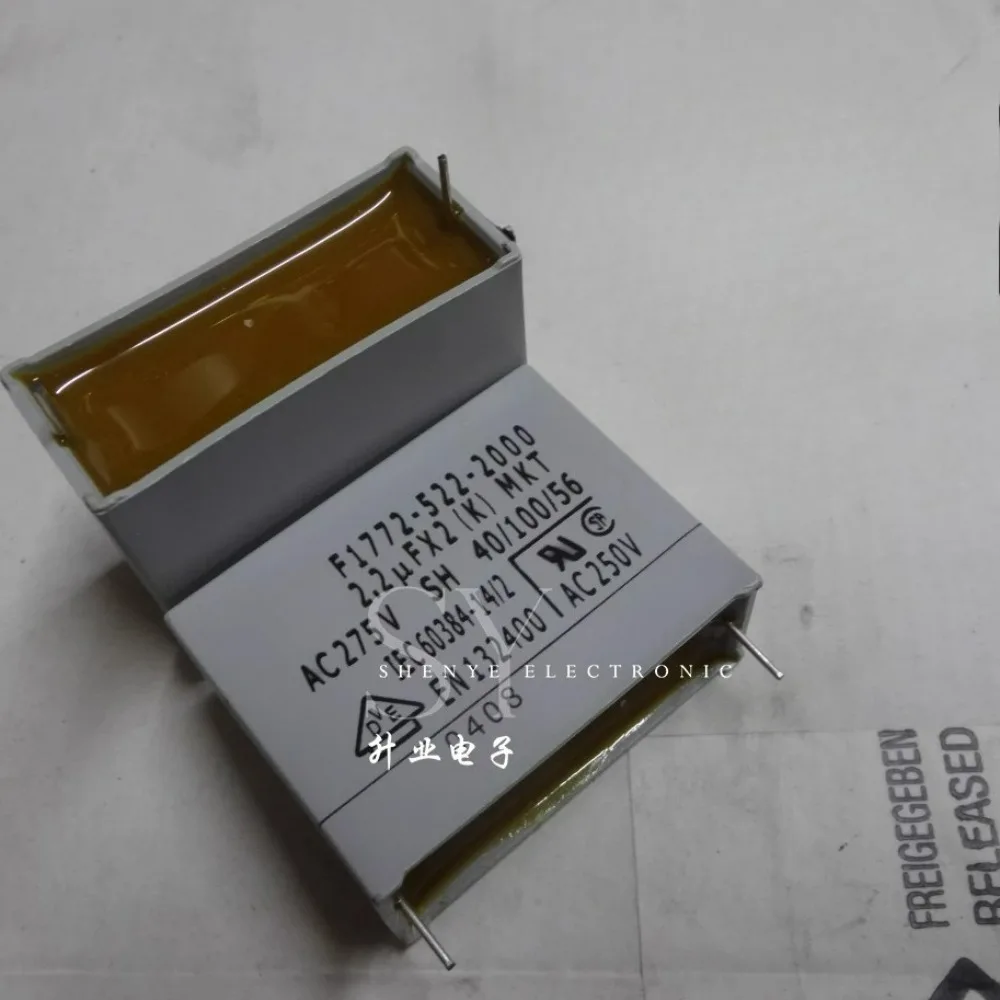 

1PCS ERO MKT F1772 2.2uf 275vAC 2u2 225 K Brand New 37.5mm Film Capacitor F17725222000