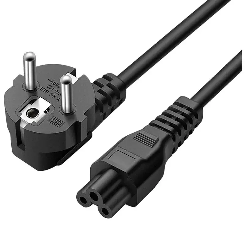 1.5M EU universel ordinateur portable 3 broches chargeur prise adaptateur secteur câble pour HP Dell Toshiba Sony ASUS Lenovo Samsung ordinateur portable