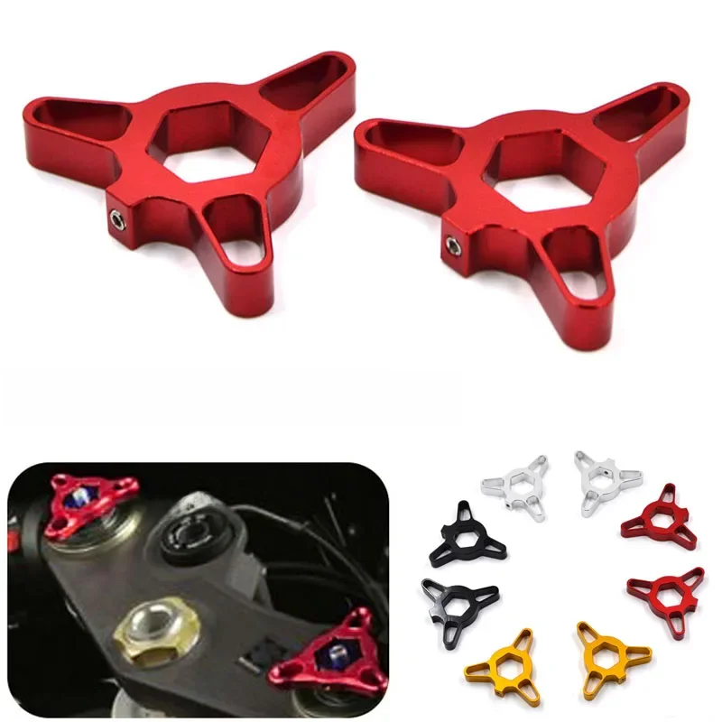 Ajusteurs universels de précharge de fourche avant de course de moto, 14mm 17mm 19mm 22mm, pour Kawasaki Yamaha R1 R3 Suzuki Honda Ducati BMW