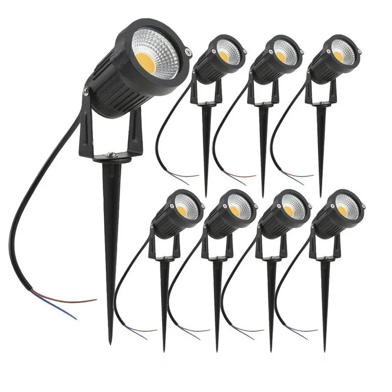 LED Tuinverlichting Outdoor Waterdichte Gazon Lamp 220V110V12V 5W10W15W20W Landschap Spike Lamp IP65 Led Licht Tuinpad Spots - afbeelding 2