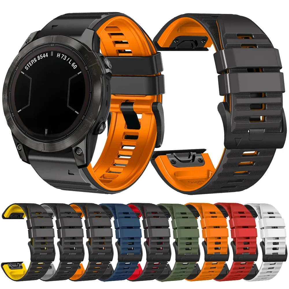 Pasek Quickfit do zegarka Garmin Fenix 8 E 7 7X 6X 6 Pro 5 5X Plus Forerunner 965 955 Epix Pro Pasek 26 mm 22 mm Bransoletka na nadgarstek — zdjęcie produktu 7