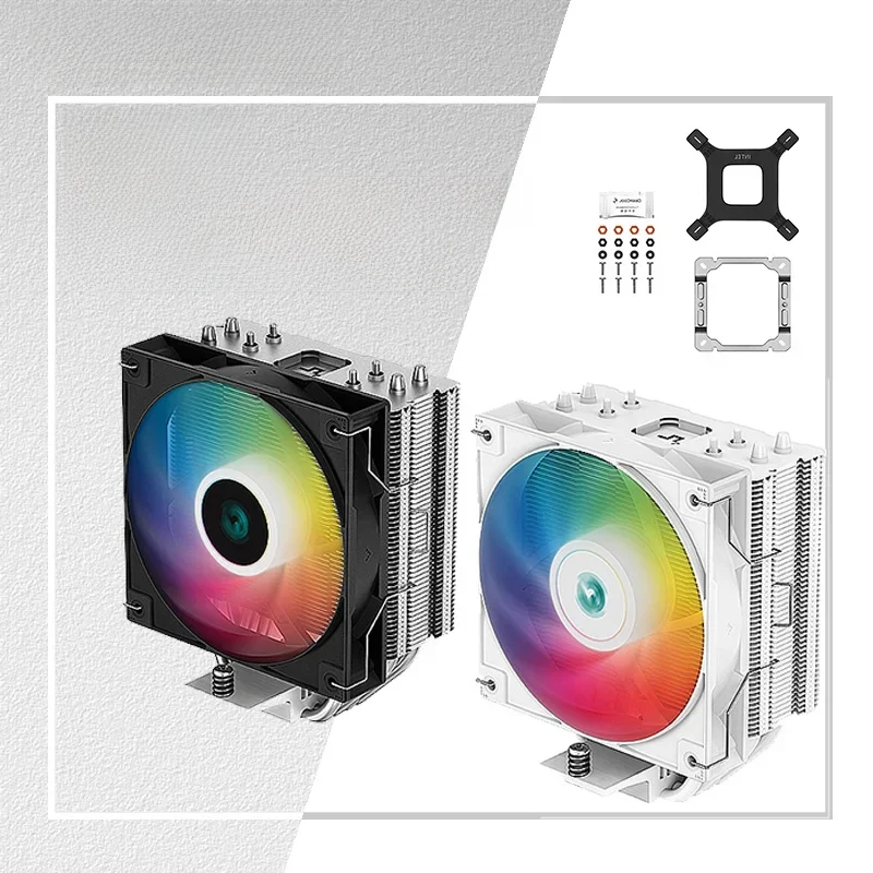 DEEPCOOL AG400 Air Cooler 4 Heat Pipe ARGB PWM Processador CPU Cooler dla LGA1700 1200 115X 1151 1155 AMD AM4 AM5 — zdjęcie 2