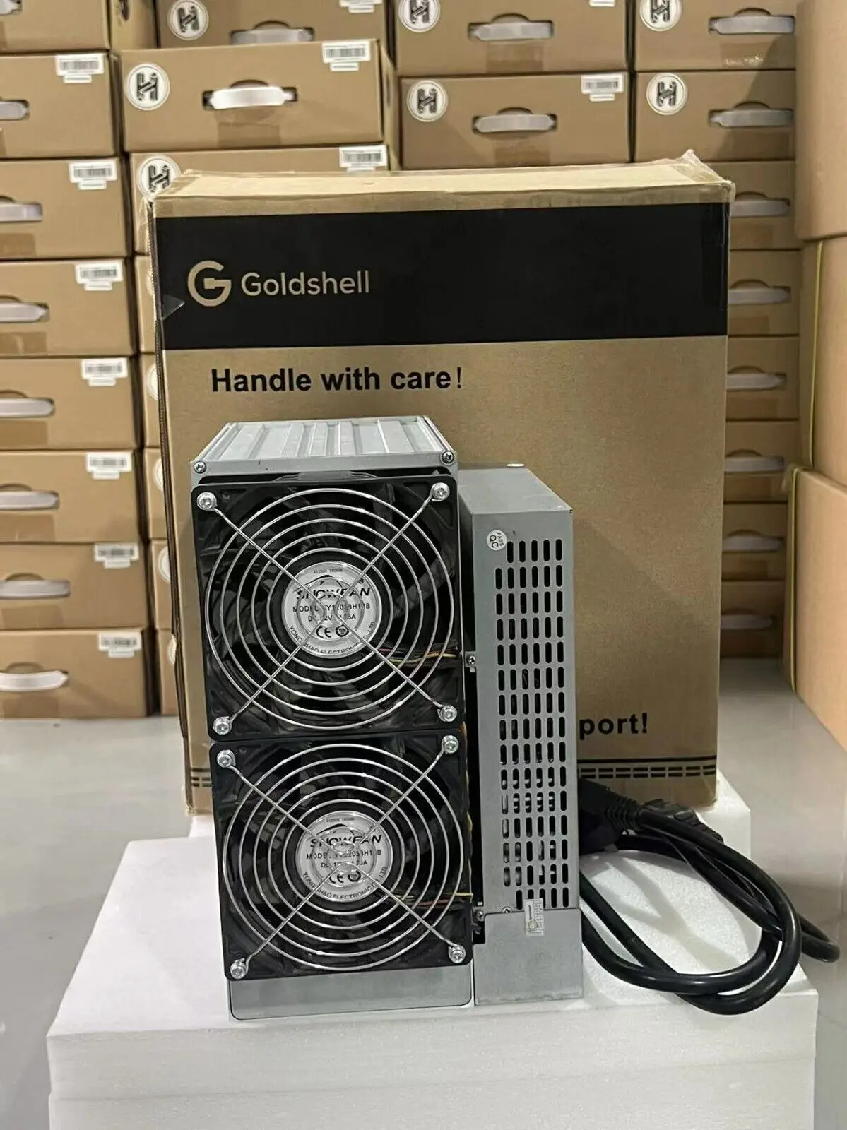 

BUY 2 GET 1 FREE New Goldshell HS5 Miner 1500W HNS 2.7T /SC 5.4T Handshake Siacoin Miners