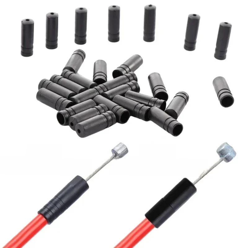 AliExpress NONE 50pcs Bicycle Cable Wire Tip Cap 4mm Shift 5mm Brake Cable Cover Cycling Derailleur Brake Dustproof Cover Housing End Tip Caps