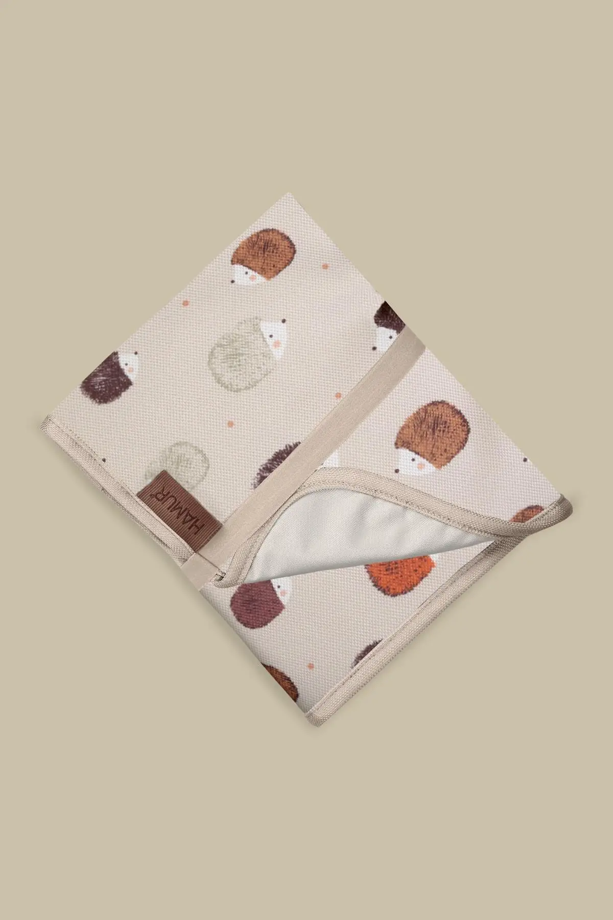 Cambiador de pañales plegable para bebé, alfombrilla de esponja, impermeable, para recién nacido
