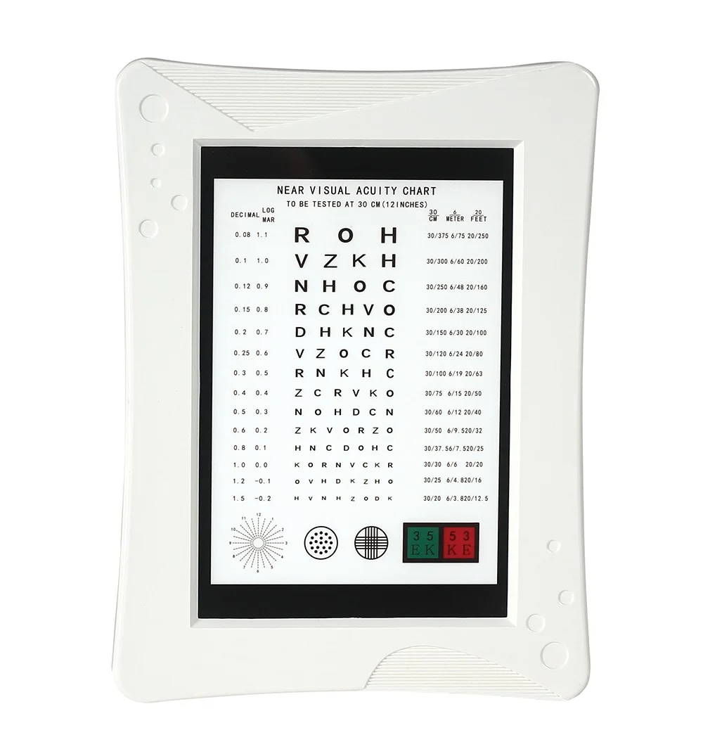 CE Certified Near Visual Acuity Chart NV-100 for Optometry Eye Examination
