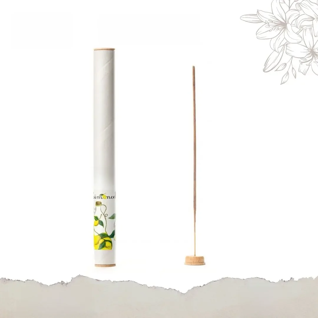 Boles de olor incensos ambients 16 varas limoncello viaja através dos sentidos sem sair de casa com