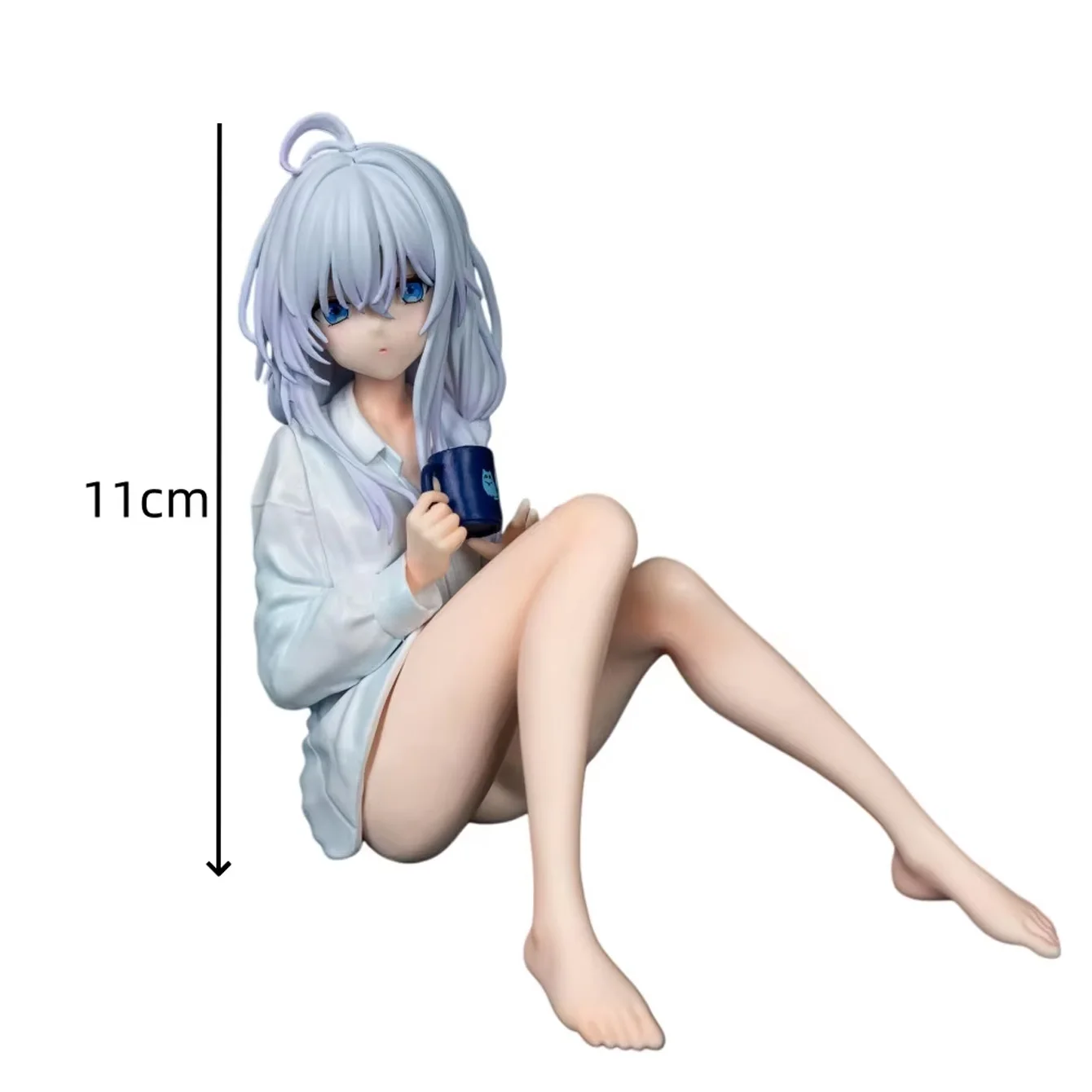 Wandering Witch: The Journey of Elaina Figure | Elaina Casual Daily Ver. Sitting Model Home & Gaming PC Case Display Ornament view 4