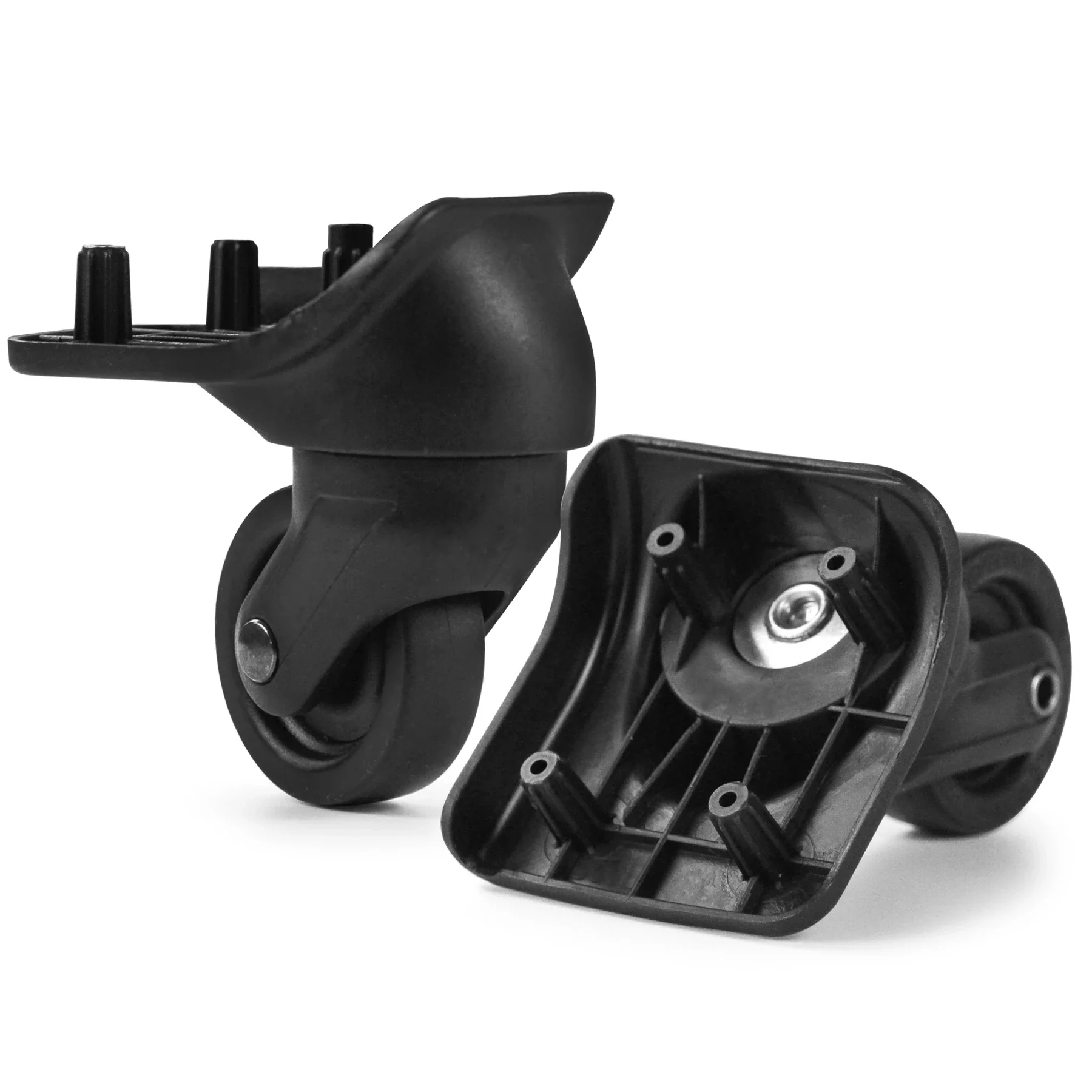 GUGULUZA 1 Paar Ersatz-Kofferräder Reparaturteile für Reisetaschen Spinner-Rollen für Reisekoffer Zollbox ST0044