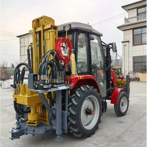 آلة منصة حفر آبار المياه المحمولة التي يتم تركيبها بواسطة جرار 260 متر جرار منصة حفر المنتجات جرار أفضل 10 أجهزة حفر آبار للمبيعات - رقم 4