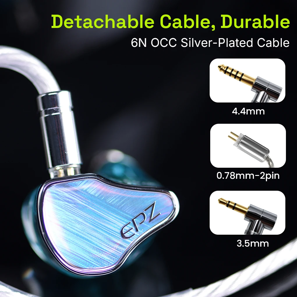 EPZ P40 Hybrid IEM 2DD+Planar+ - огляд і ціна Planar Magnetic Iem Earphones