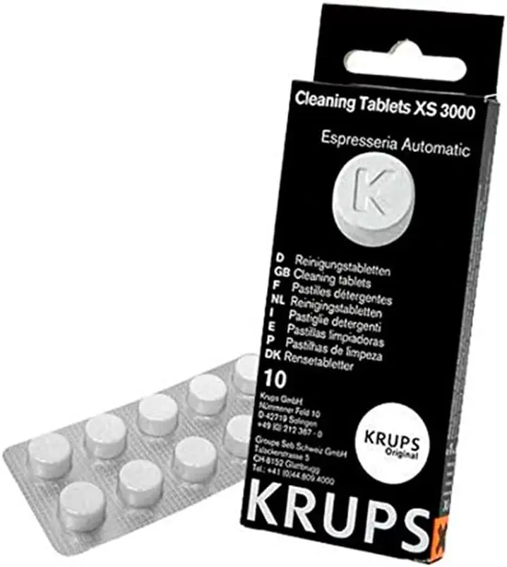 KRUPS Pastillas antical para cafeteras automáticas Descalcificador Limpieza Cafetera