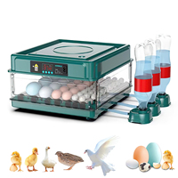 220V 36 Egg Incubator And Brooder With 2 Water Trays, Automatic Farm Hatching Tool For Poultry