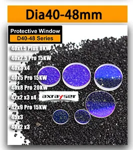 Raytools Objektiv Original Laserschutzfenster D27.9*4.1mm / D24.9*1.5mm 211LCG0037 JGS1 1064nm Quarzglas BT210 BT240 – Detail 5