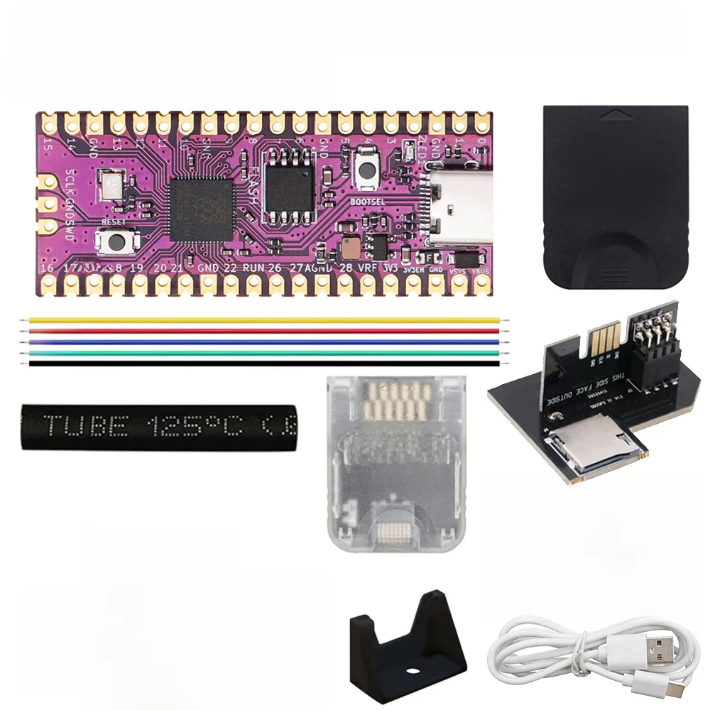 Carte de remplacement Picoboot IPL pour Raspberry Pi Pico Board, lecteur de carte Modchip et adaptateur SD2SP2 pour console de jeu ND GameCube