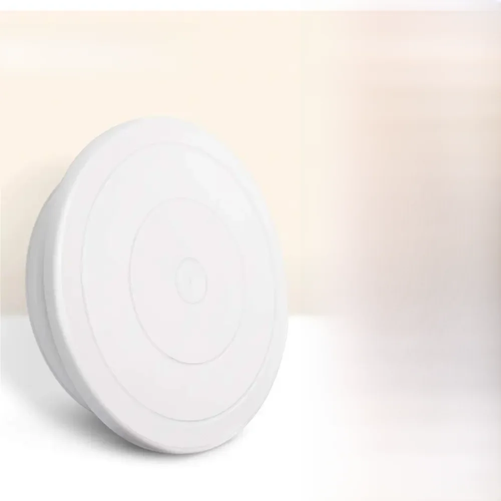 Outils de cuisson avec bord antidérapant, plateau tournant de stratification de gâteaux en plastique, plateau tournant de gâteaux, outils de Table de stratification de gâteaux