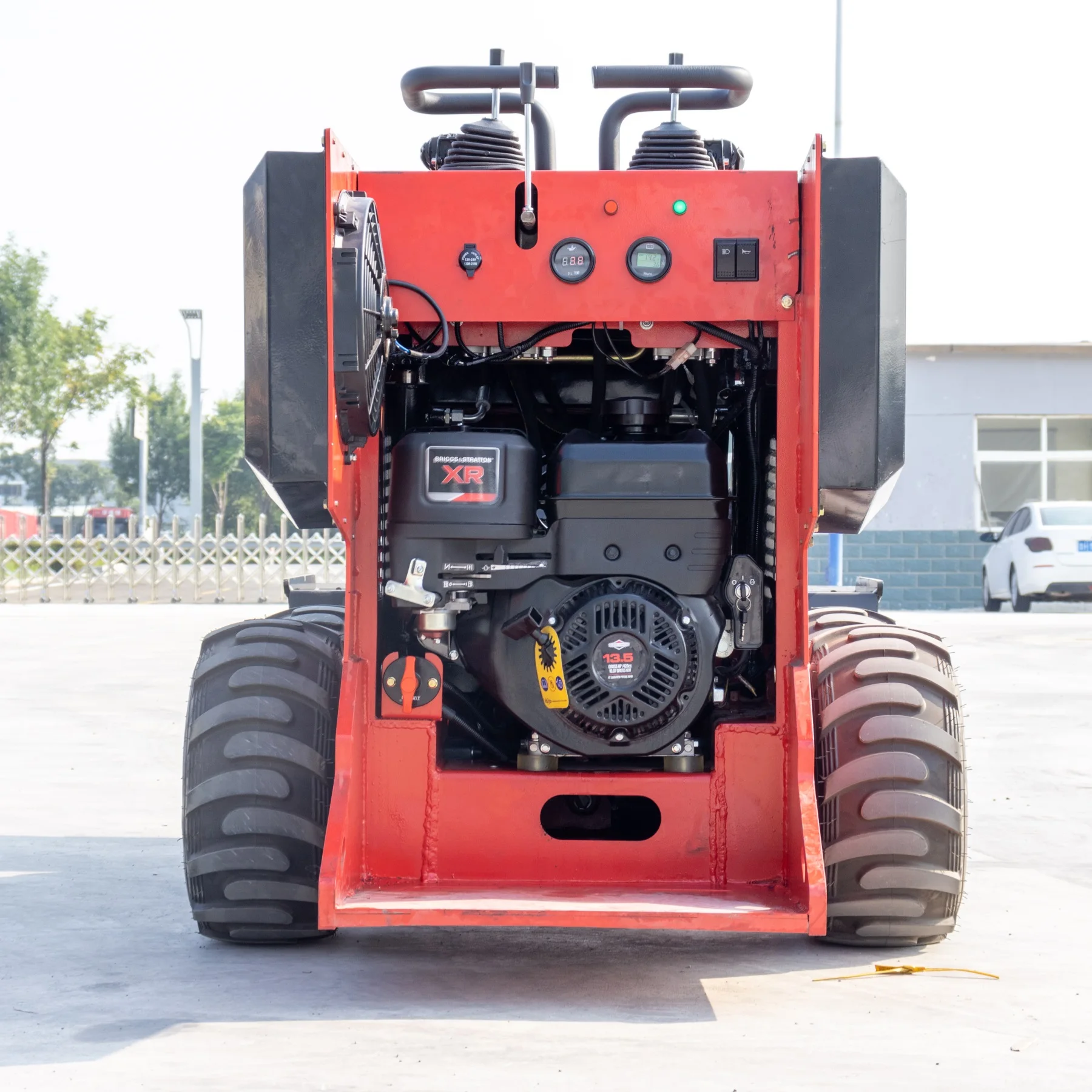 Mini Skid Steer Diesel Loader Cheap 1000kg Wheel Loader Mini EPA Engine Compact Skid Steer Loader