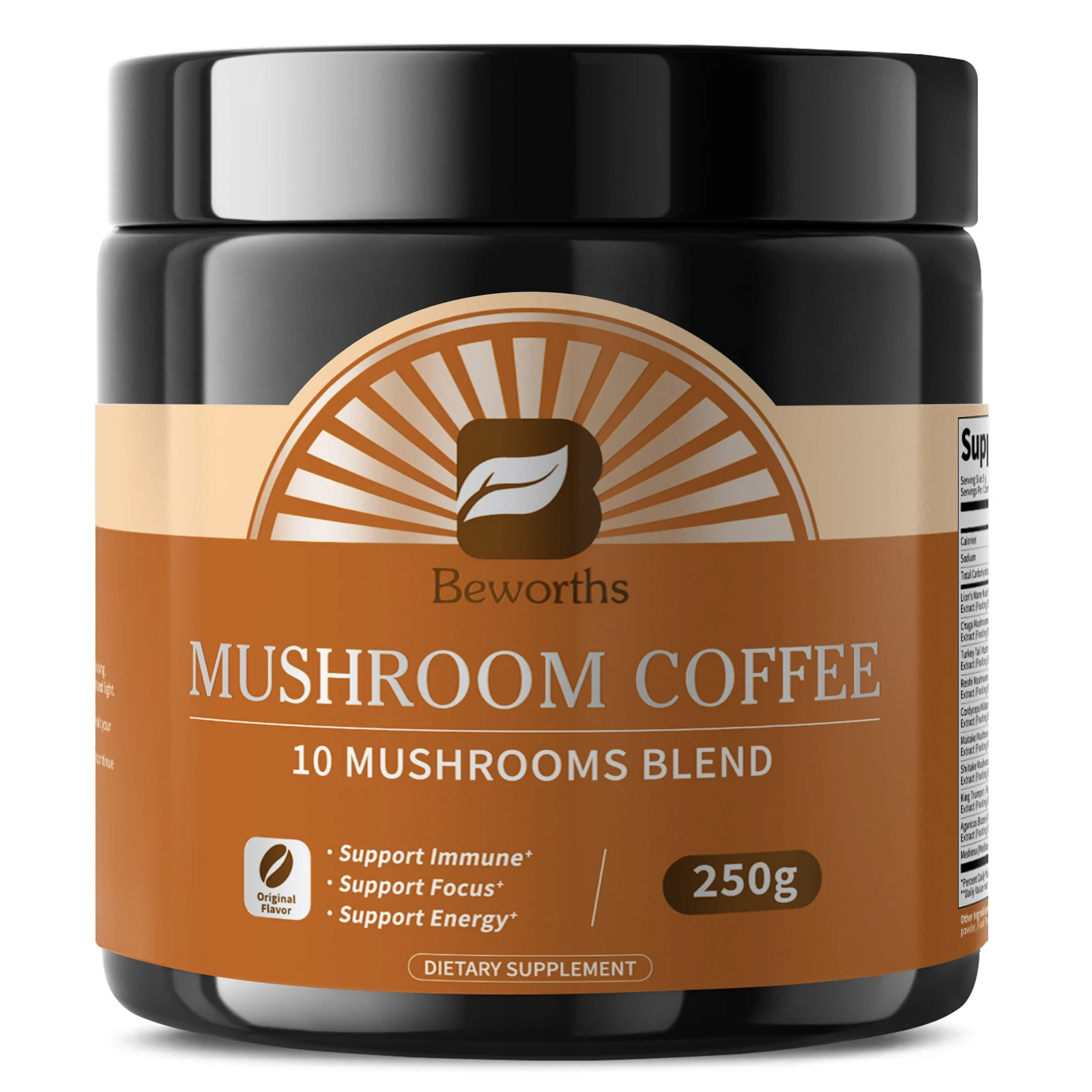 Lion Mane Mushroom - Органический кофейный гриб Львиная Грива с