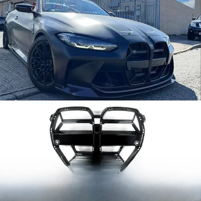 Gloss Black Csl Stijl Front Nier Grille Abs Voor Bmw G80 M3 G82 G83 M4 2020 + - afbeelding 2