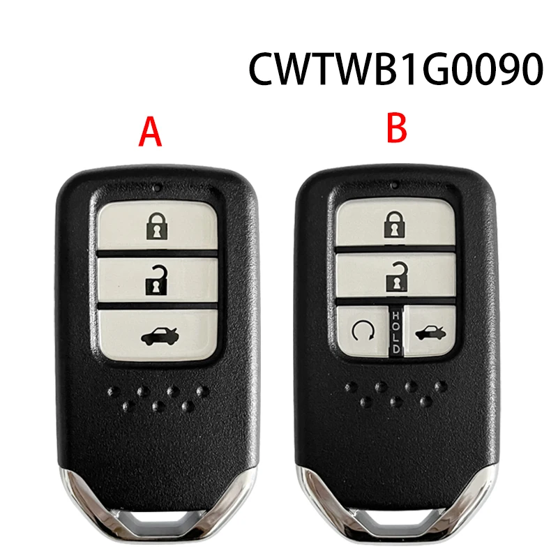 

CN003151 FCC: CWTWB1G0090 For Honda Accord 2018-2019 Smart Key 3/4 Button 4A Chip 433.98MHZ FSK