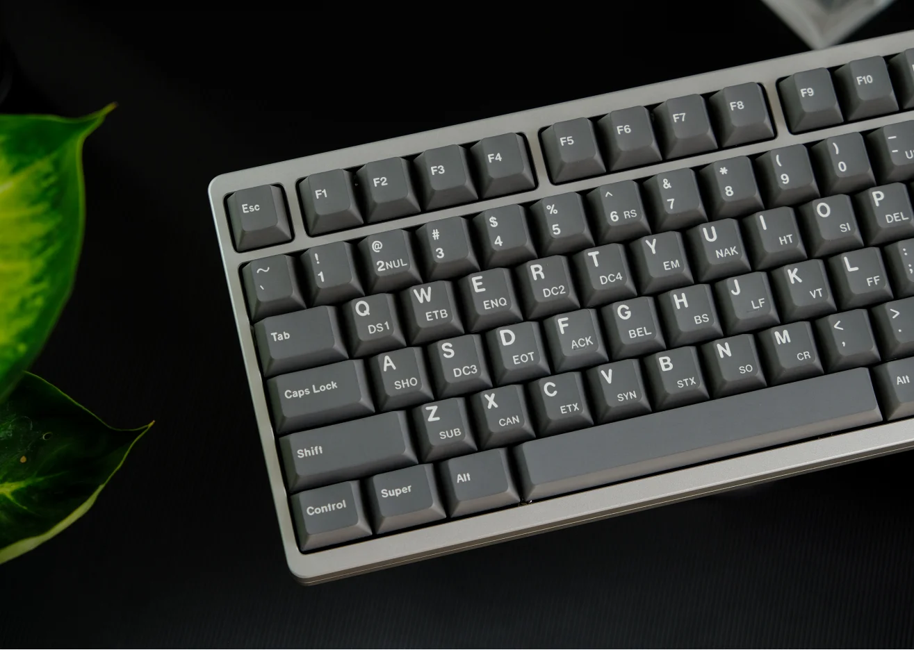 Imagem -05 - Chaves Gmk Ascii Keycaps Cereja Perfil Cinza Escuro Keycap Pbt Tintura Sublimação Teclado Mecânico para mx Switch 1.75u 126