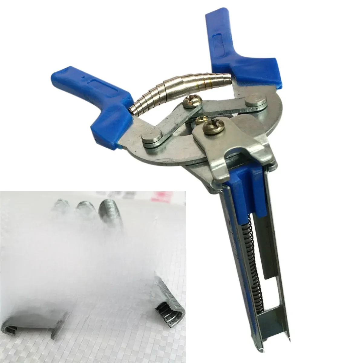 Pince à anneau de porc ou 600 pièces, agrafes à Clips M, Cage en maille de poulet, clôture en fil, poignée antidérapante, outils à main en acier inoxydable, nouvelle collection