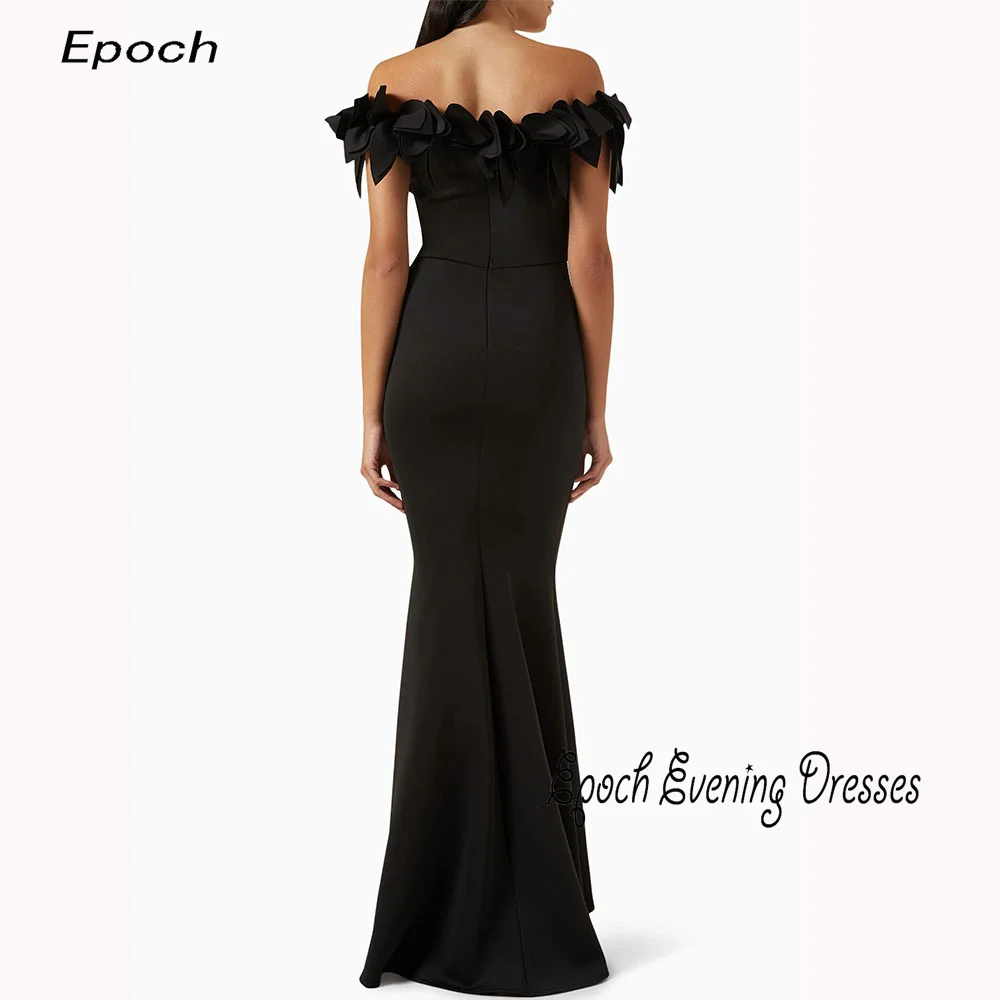 Epoch Formal Evening Dress فساتين مناسبة رسمية Arabia Off Shoulder Mermaid Solid Cocktail Party Prom Gown For Sexy Women 2024