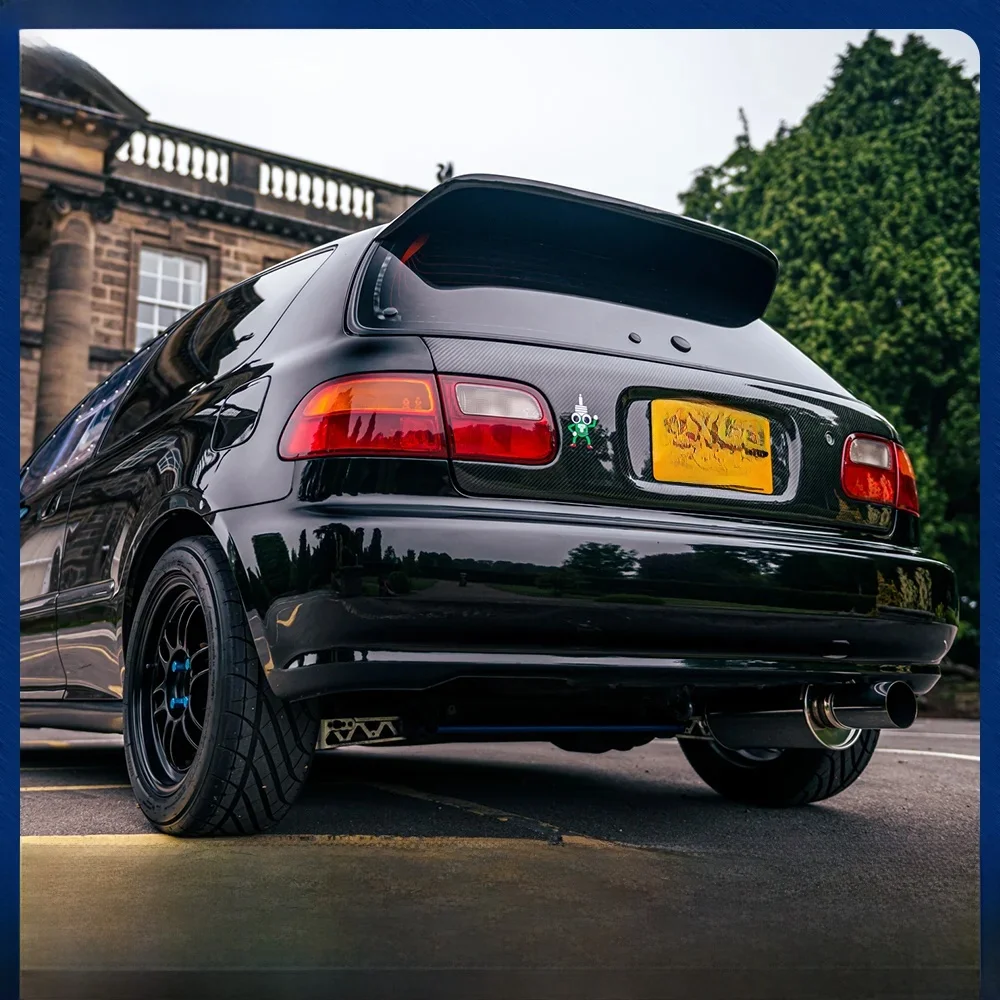 Becquet de démarrage arrière en Fiber de carbone pour HONDA CIVIC EG EG6 VTI 1992 1993 1994 1995, becquet de toit